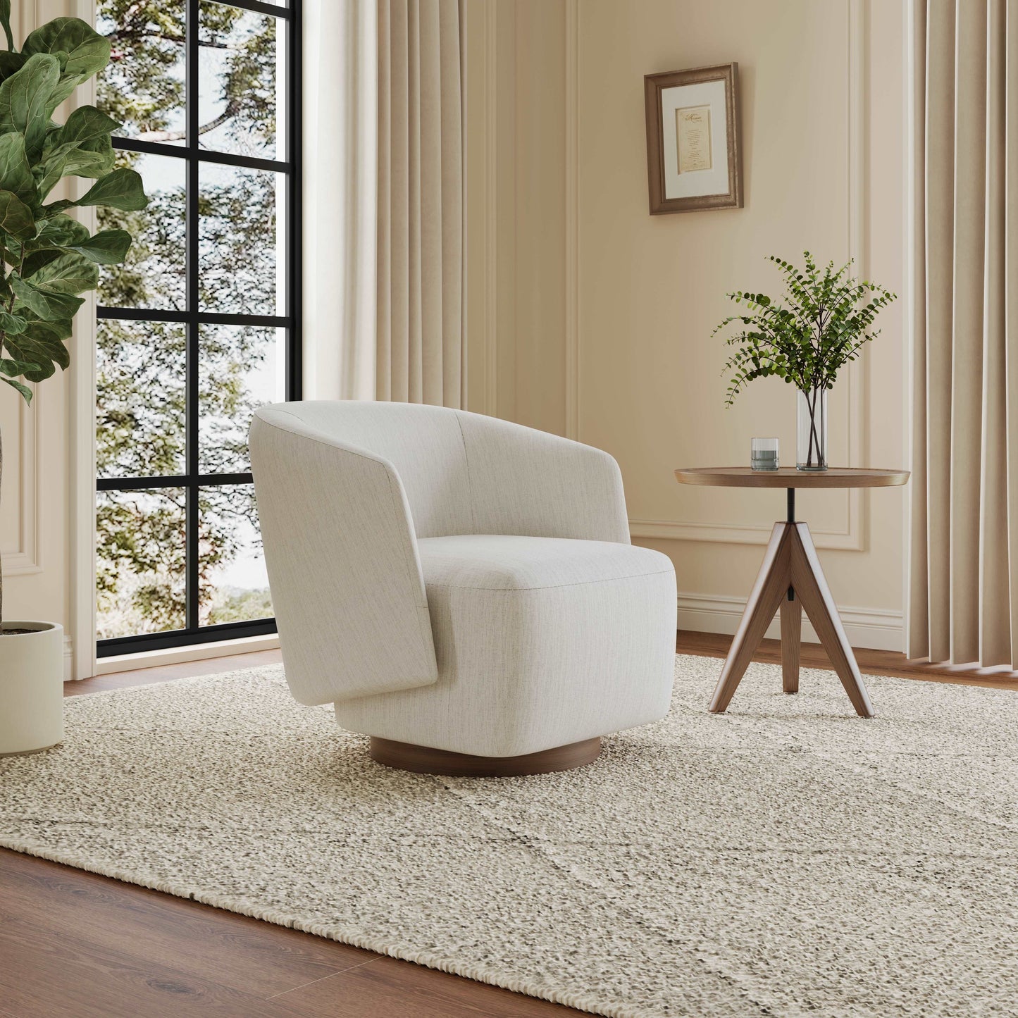 Mia Modern Swivel Accent Chair