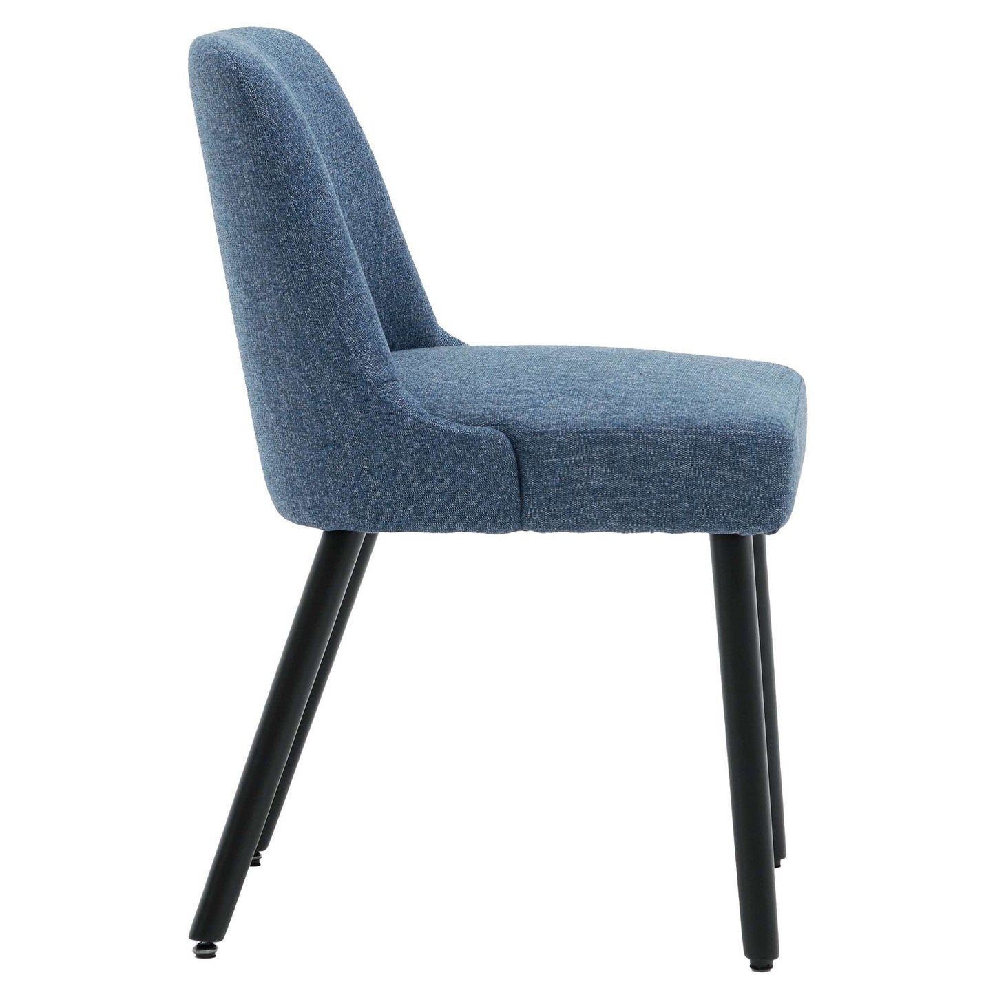 Asher Modern Wood Leg Upholstered Dining Chair (Set of 2)