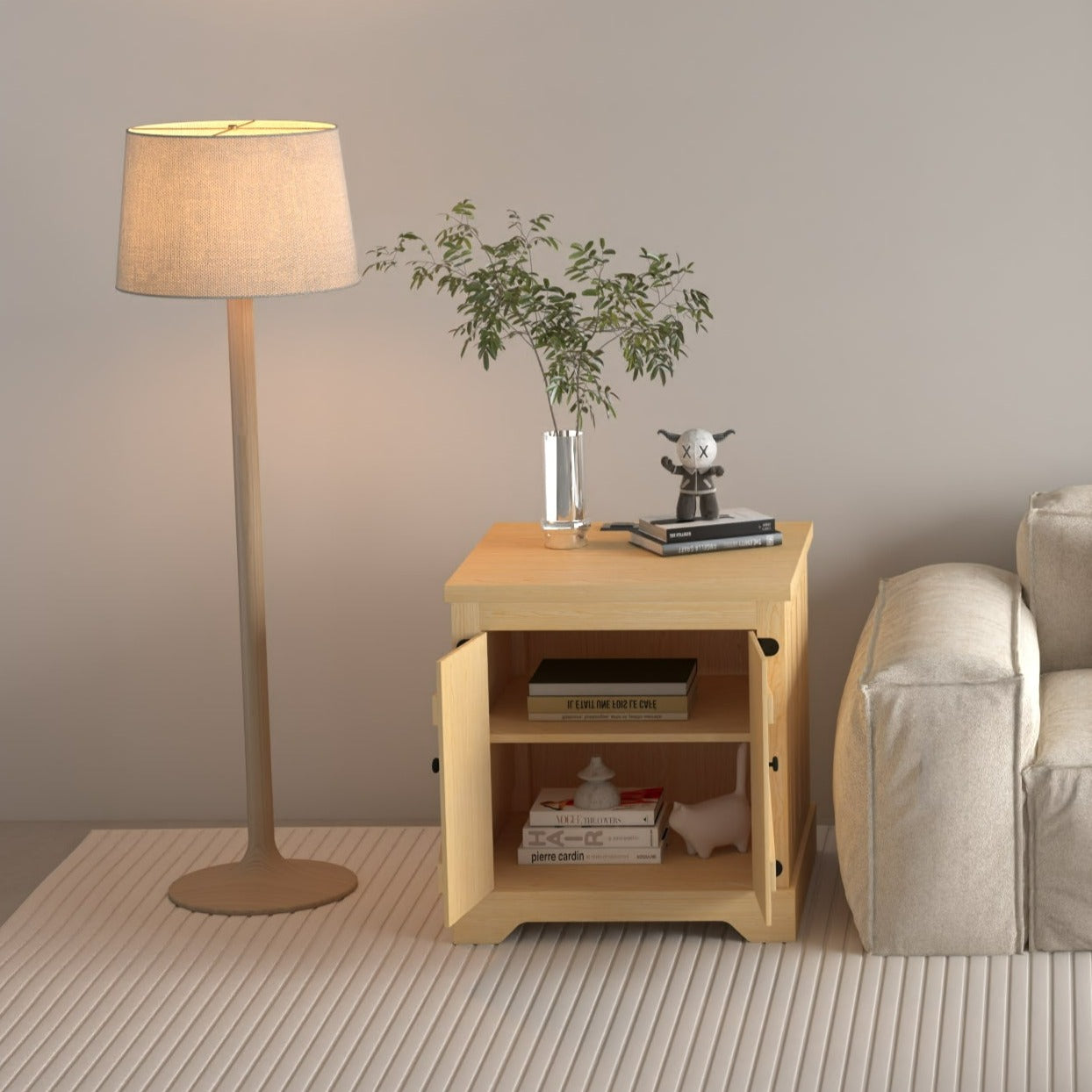 Charlotte End Table with Charging Station