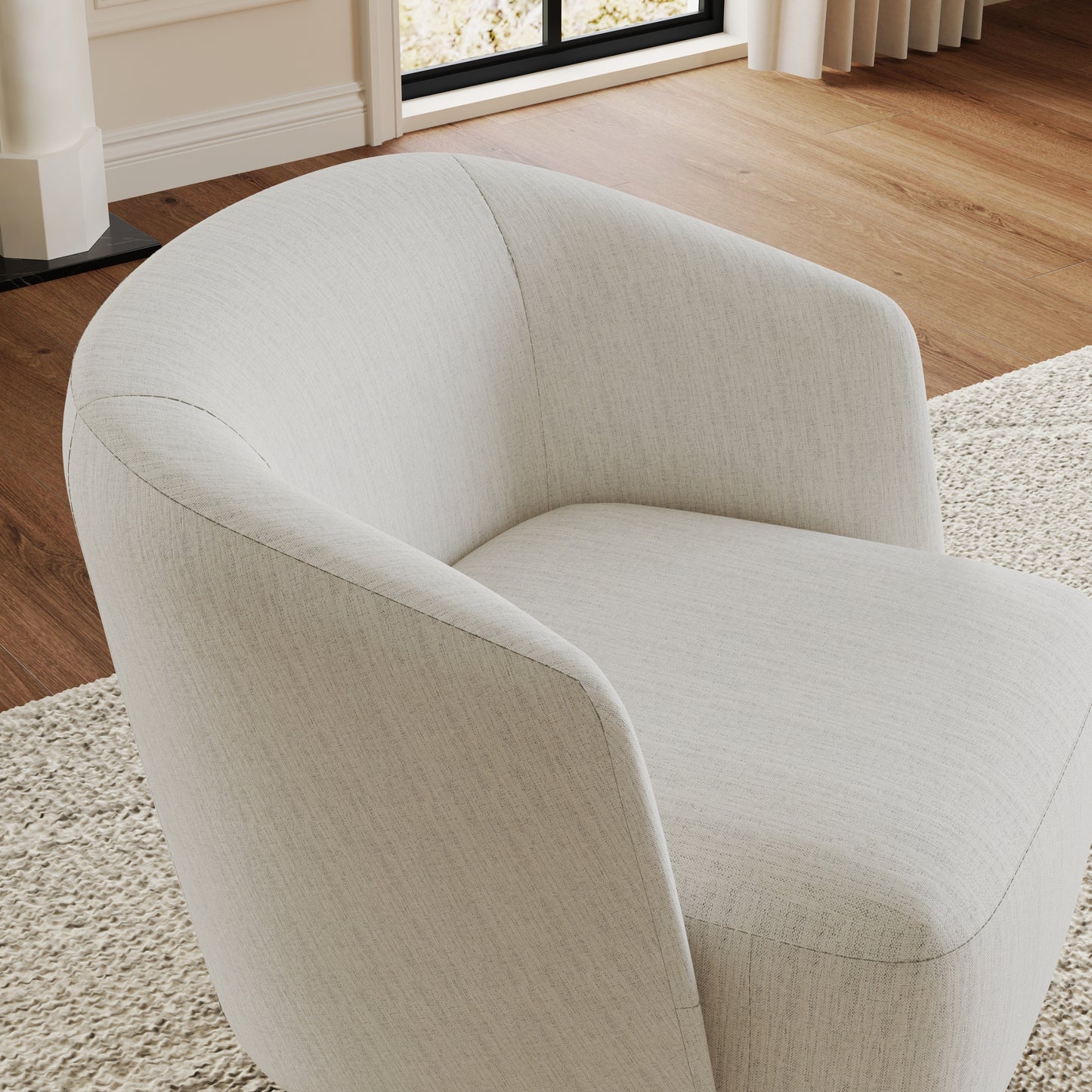Mia Modern Swivel Accent Chair