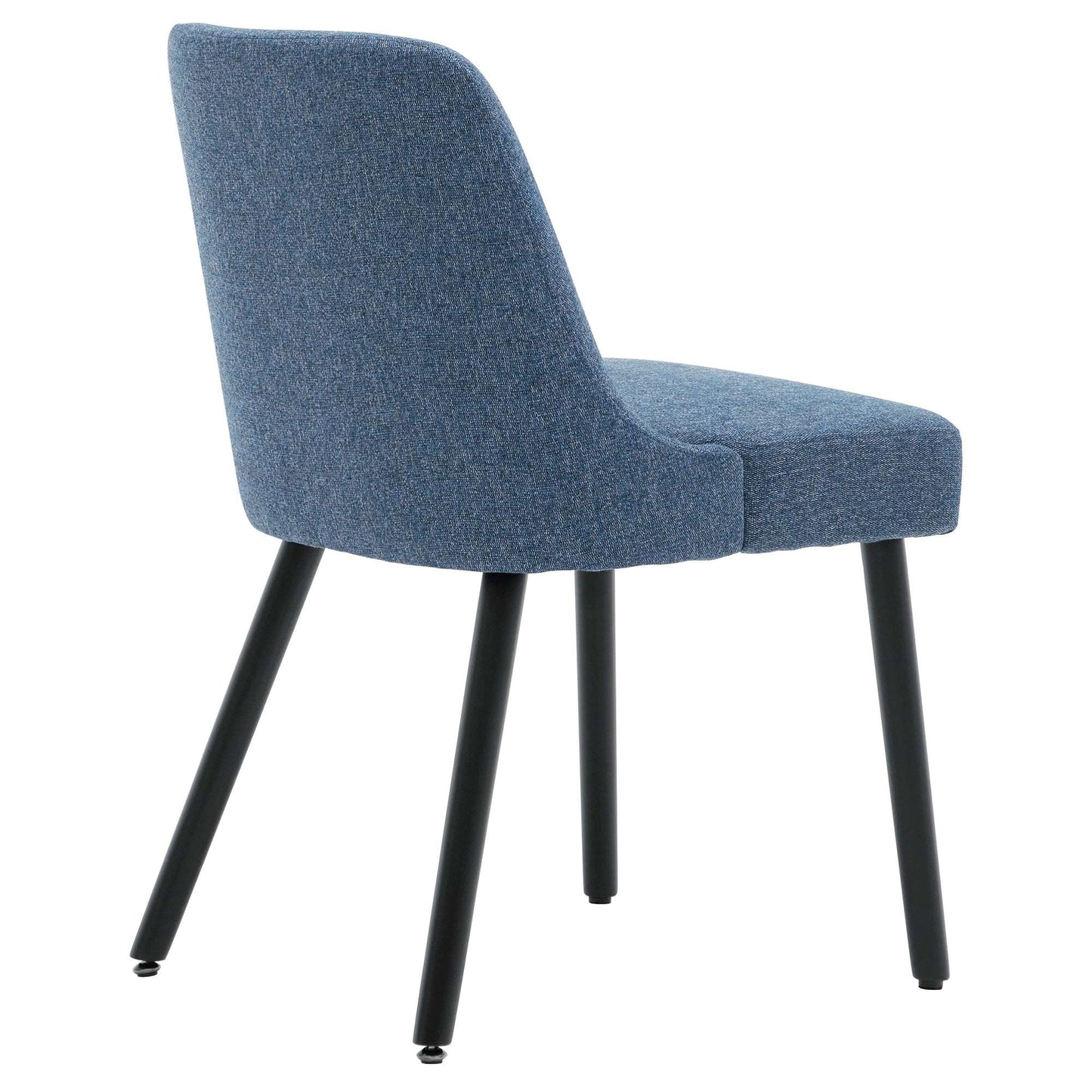 Asher Modern Wood Leg Upholstered Dining Chair (Set of 2)