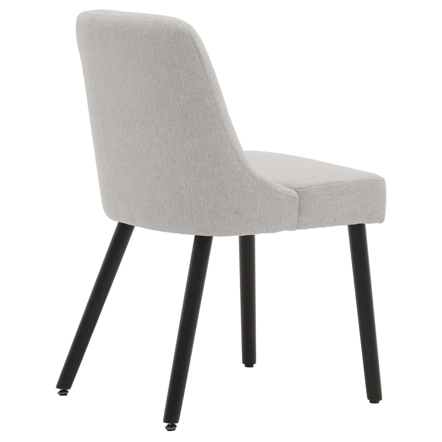 Asher Modern Wood Leg Upholstered Dining Chair (Set of 2)