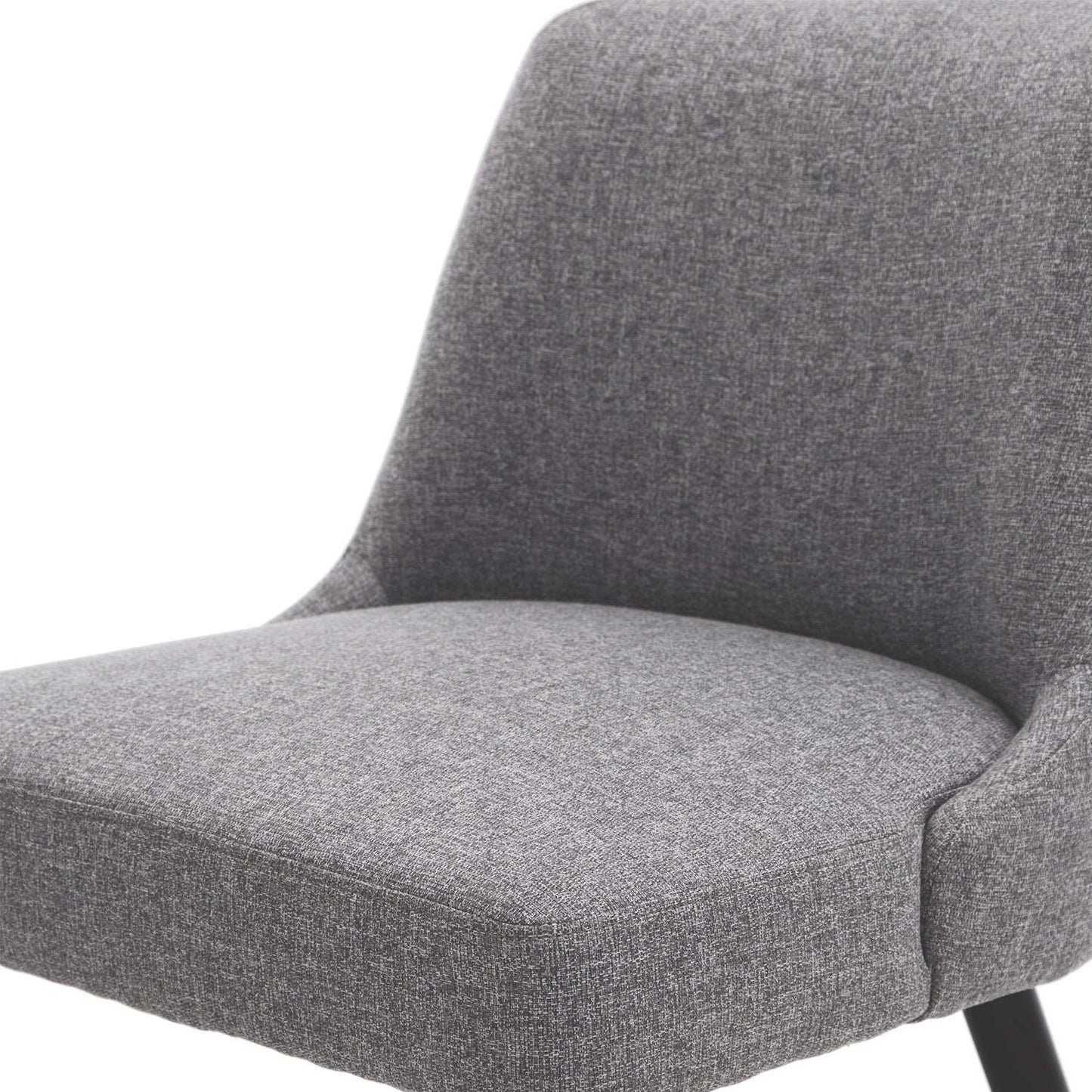 Asher Modern Wood Leg Upholstered Dining Chair (Set of 2)