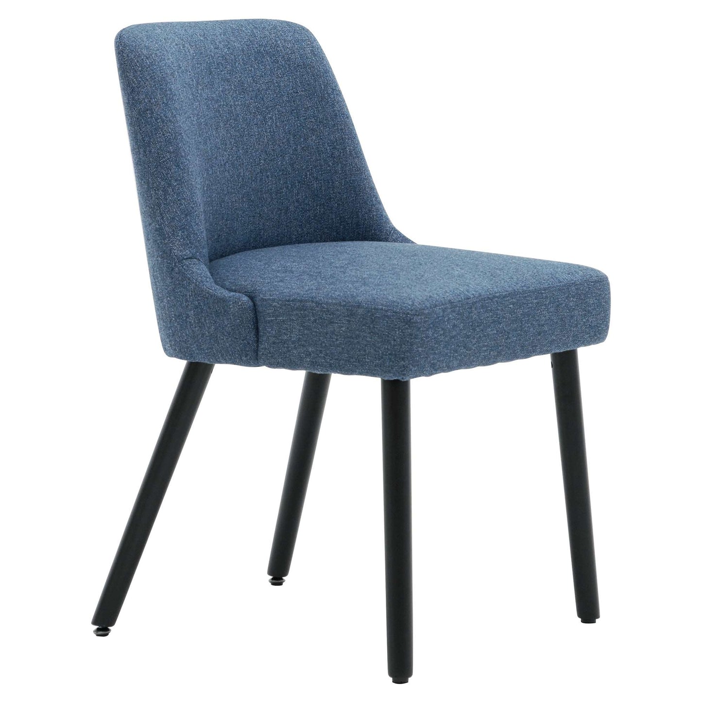 Asher Modern Wood Leg Upholstered Dining Chair (Set of 2)