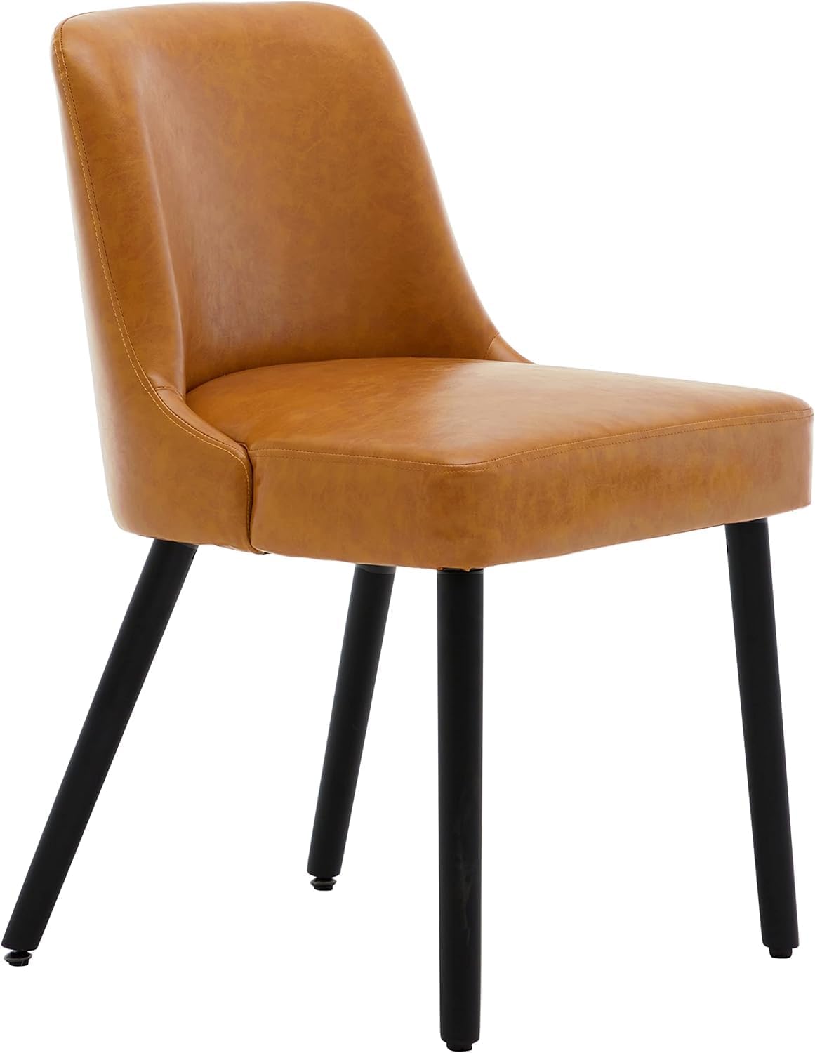 Asher Modern Wood Leg Upholstered Dining Chair (Set of 2)