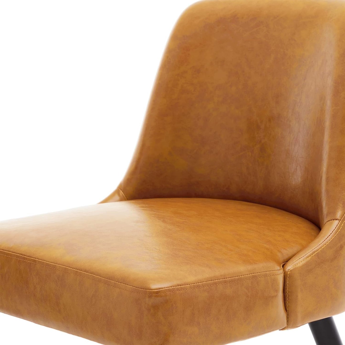Asher Modern Wood Leg Upholstered Dining Chair (Set of 2)