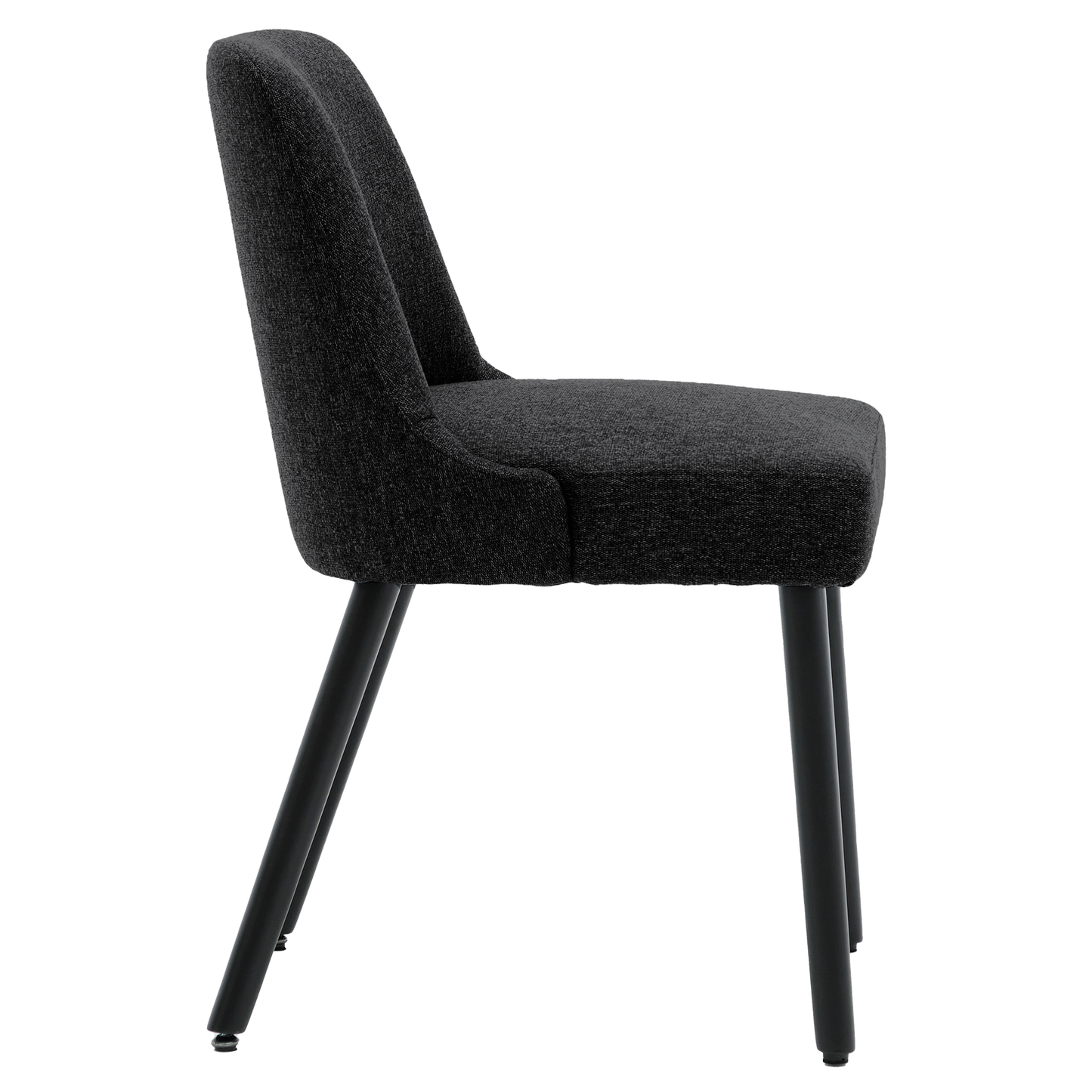 Asher Modern Wood Leg Upholstered Dining Chair (Set of 2)
