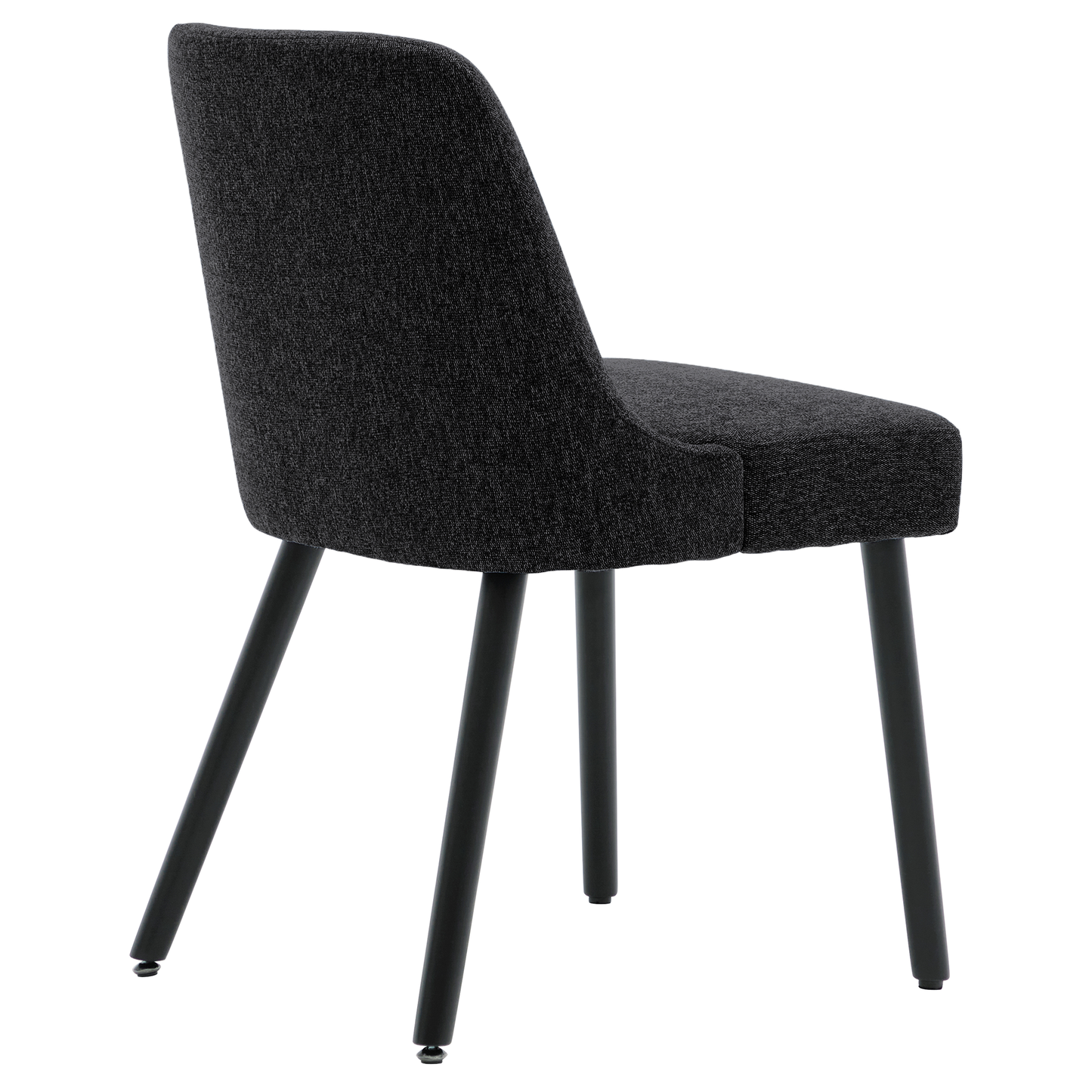 Asher Modern Wood Leg Upholstered Dining Chair (Set of 2)