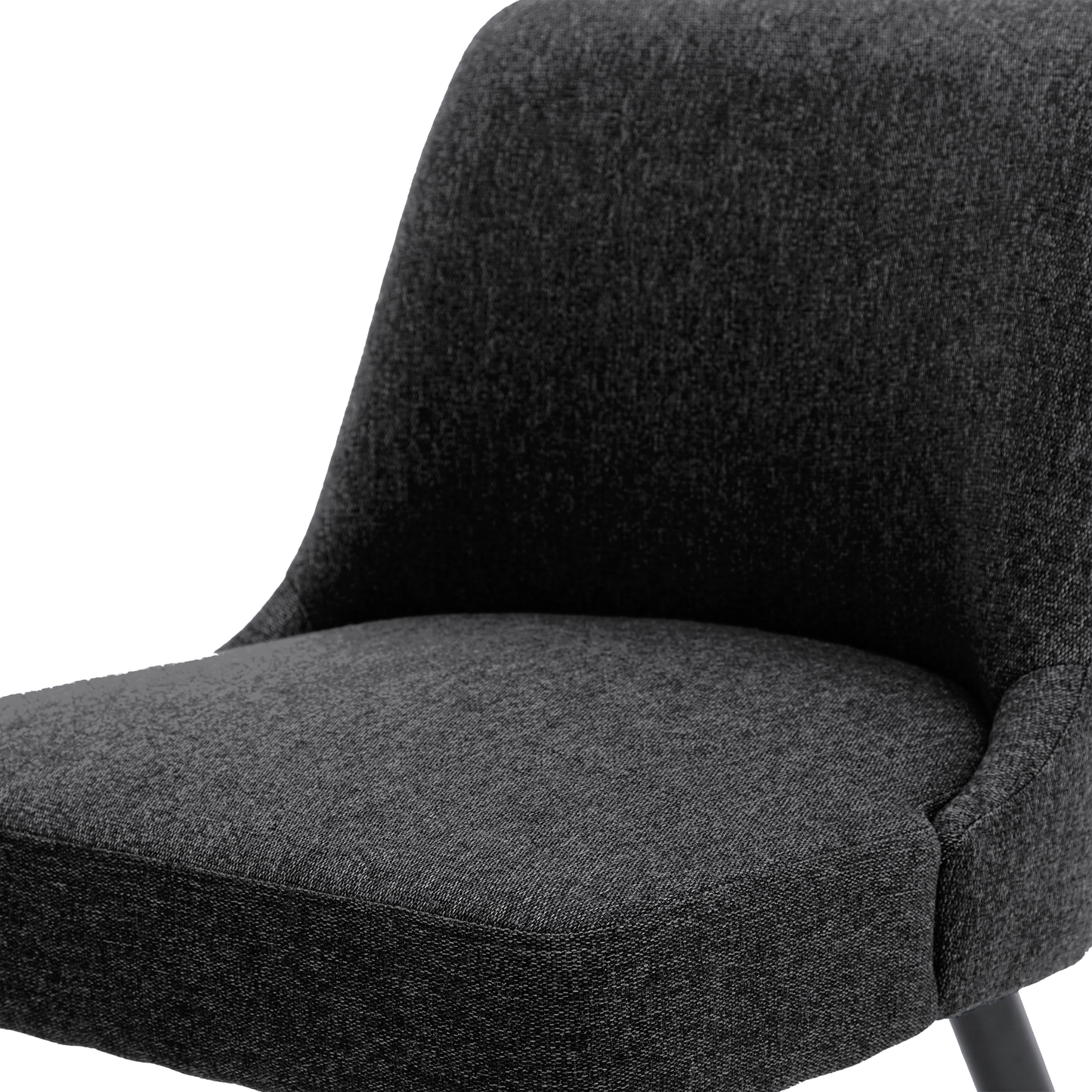 Asher Modern Wood Leg Upholstered Dining Chair (Set of 2)