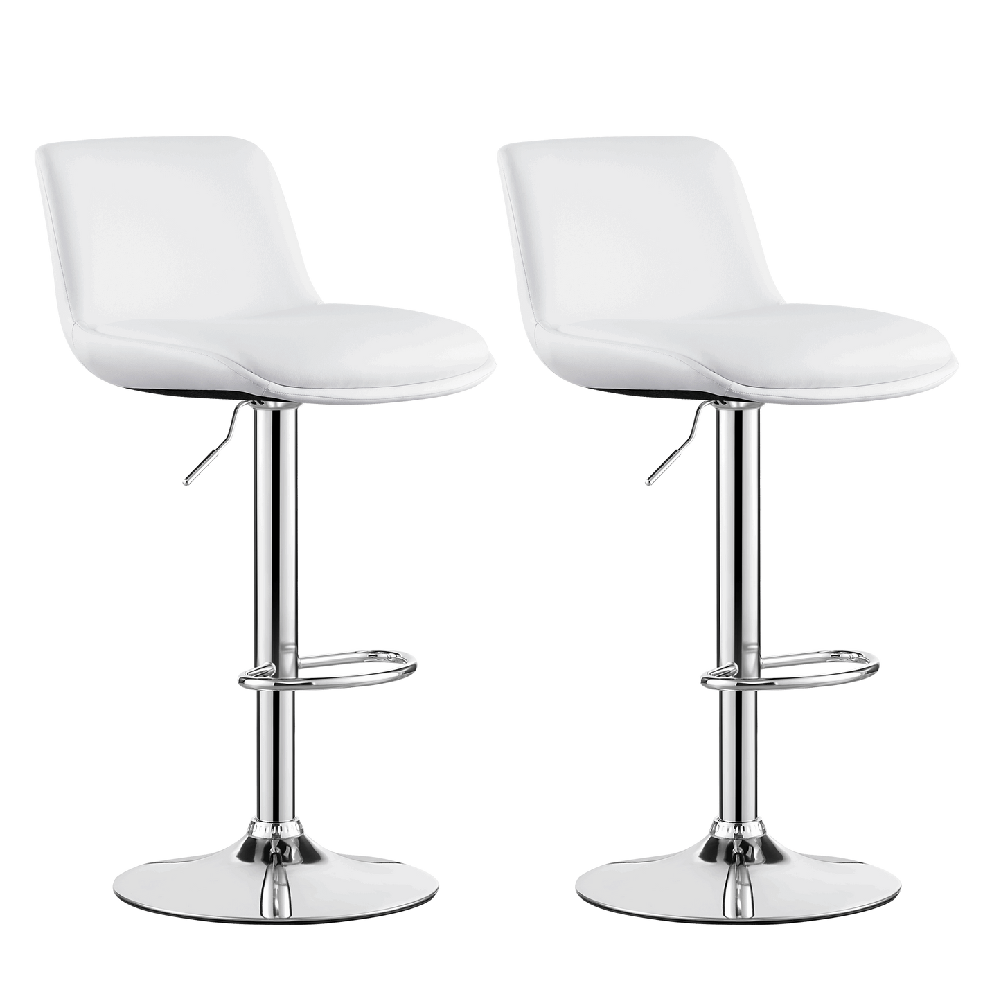 NOAH Adjustable Swivel Counter & Bar Stool (Set of 2)