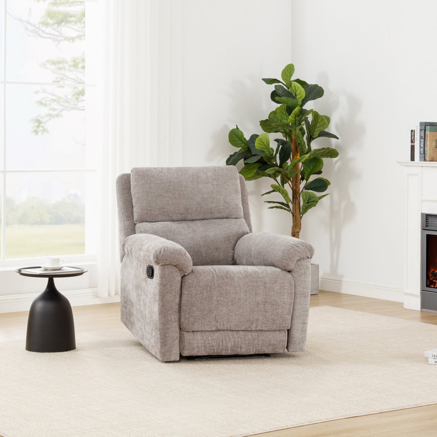 Carlo Wall Hugger Nursery Manual Recliner