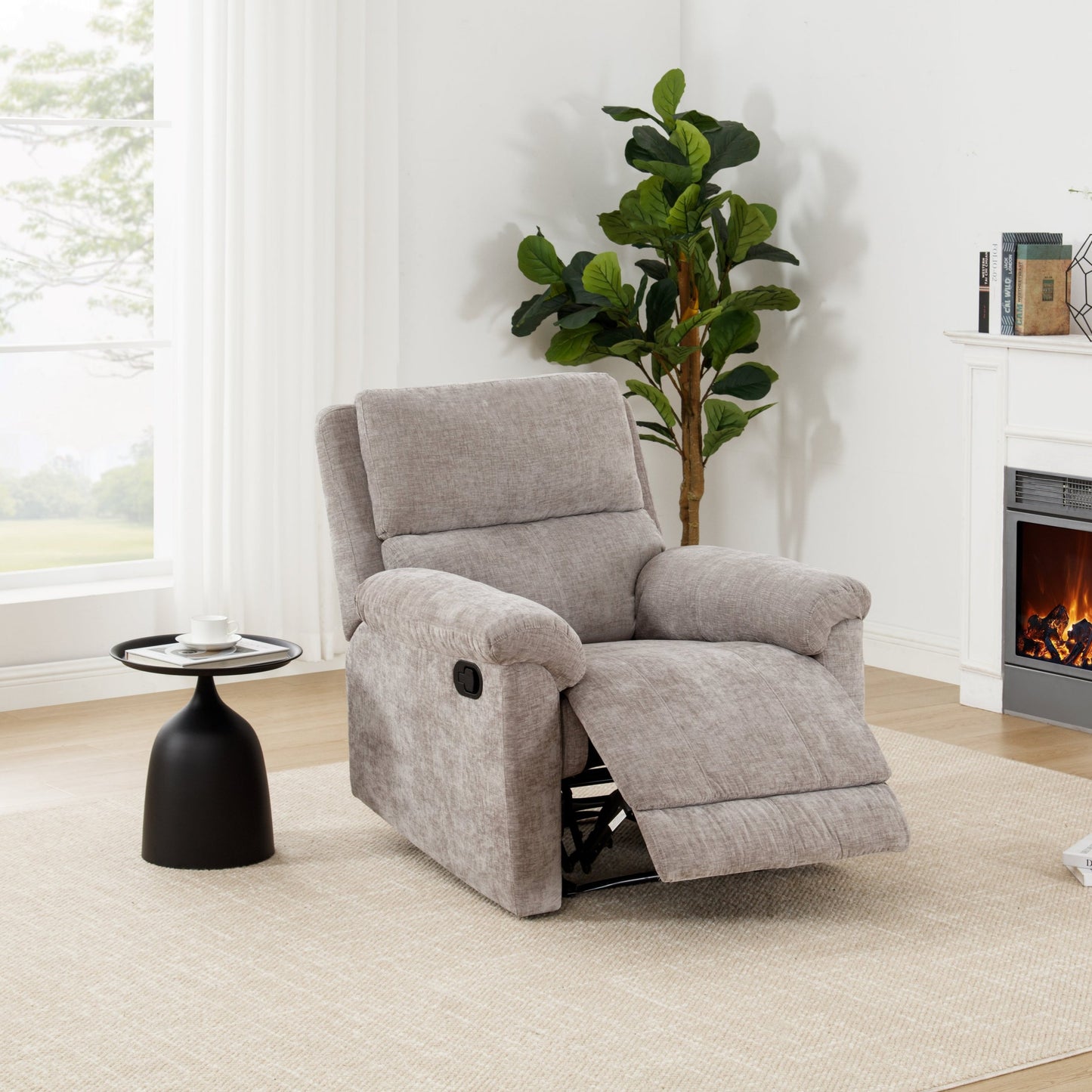 Carlo Wall Hugger Nursery Manual Recliner