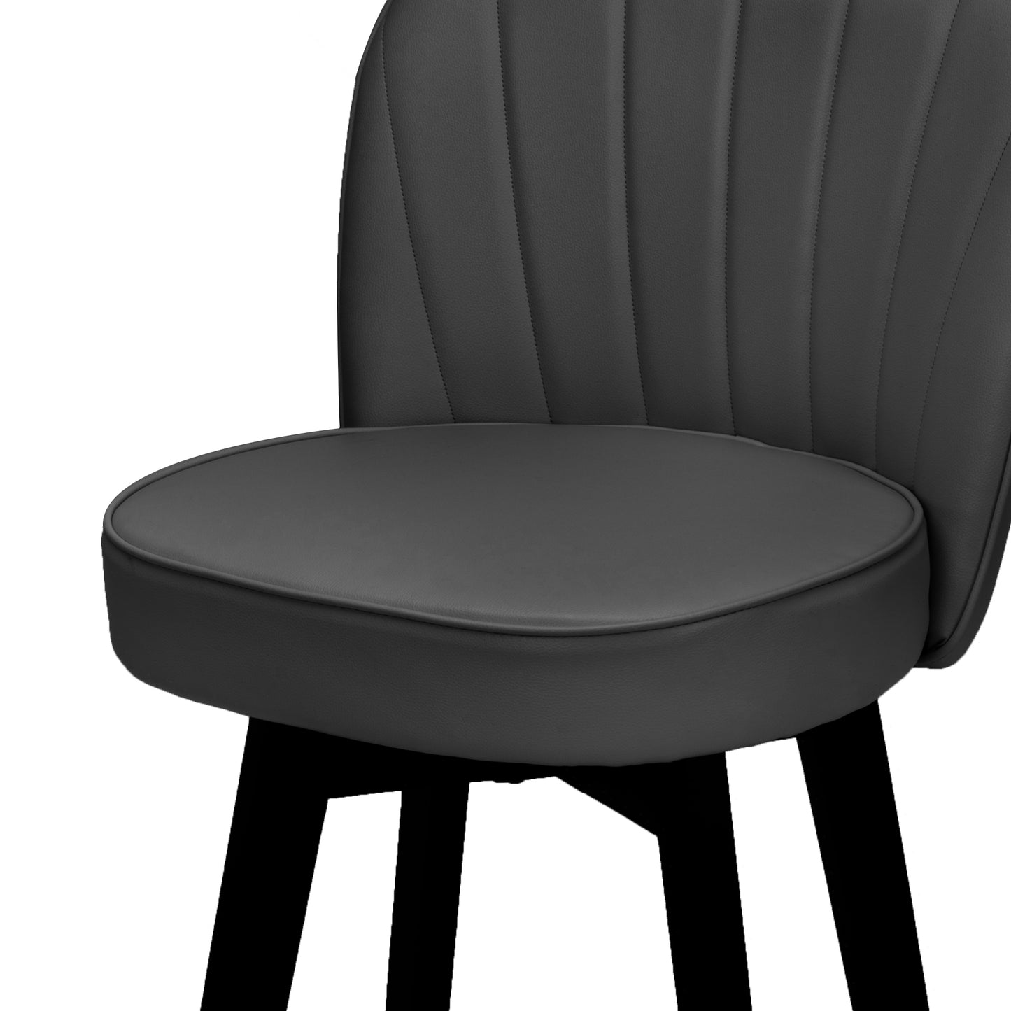 Ella Modern Swivel Vertical Line Counter Stools 26"(Set of 2)