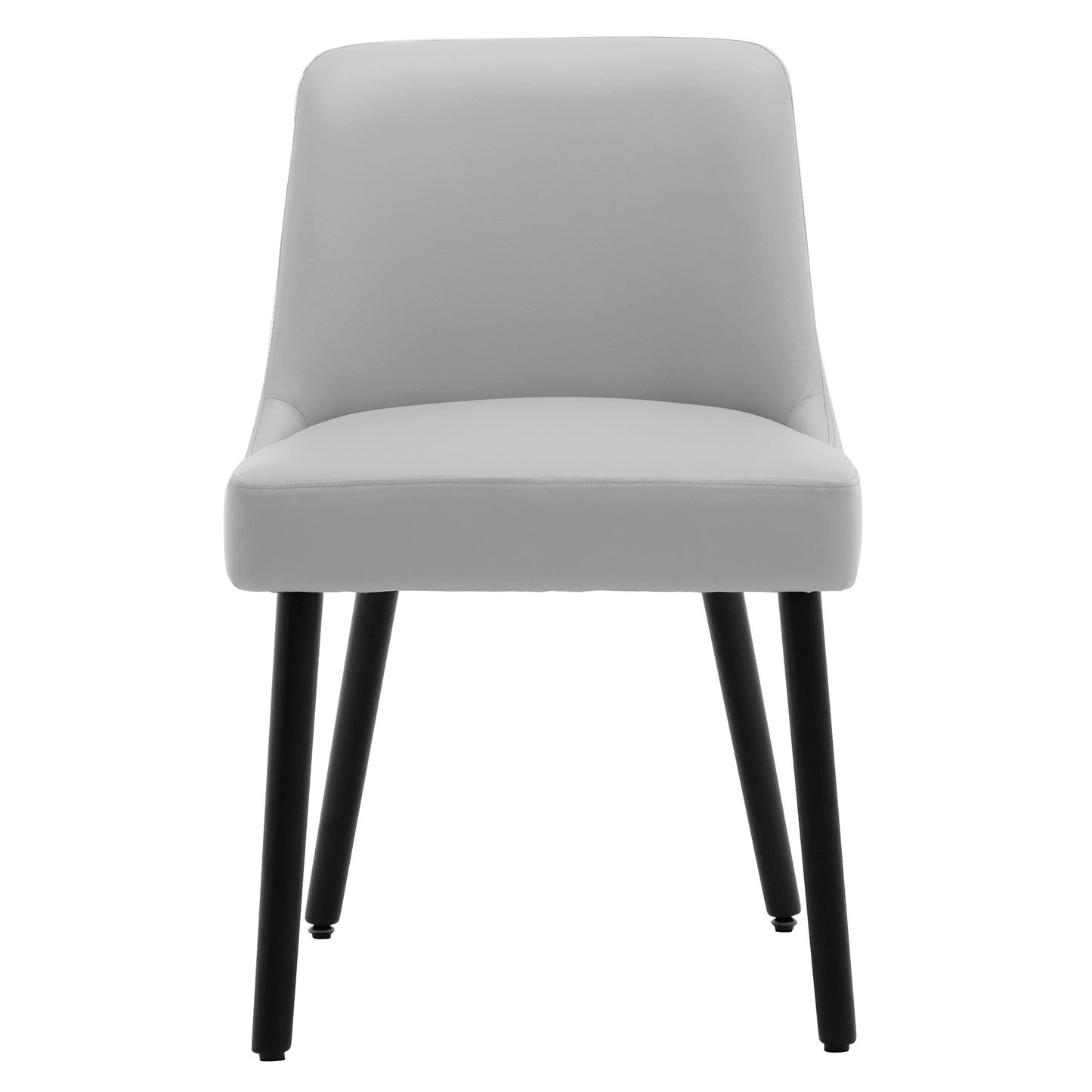 Asher Modern Wood Leg Upholstered Dining Chair (Set of 2)