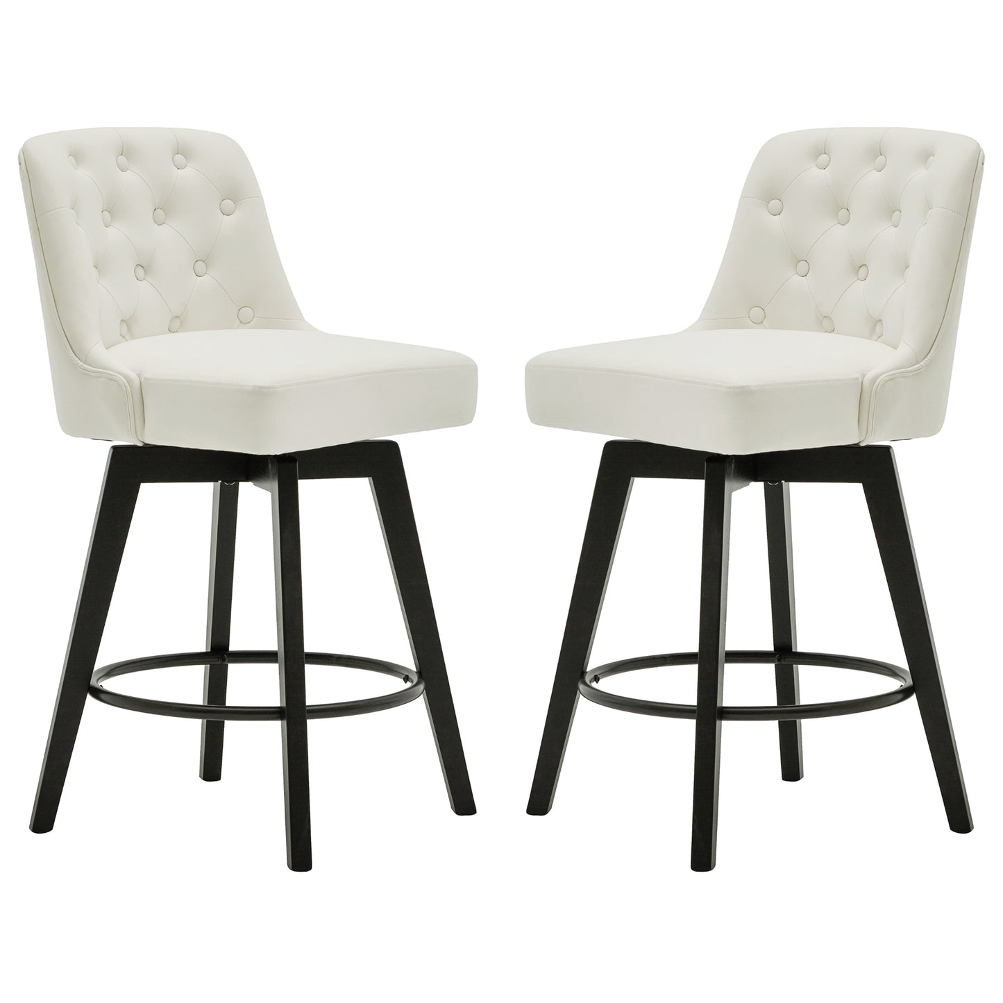 Lucas Swivel Counter Stool 26"(Set of 2)