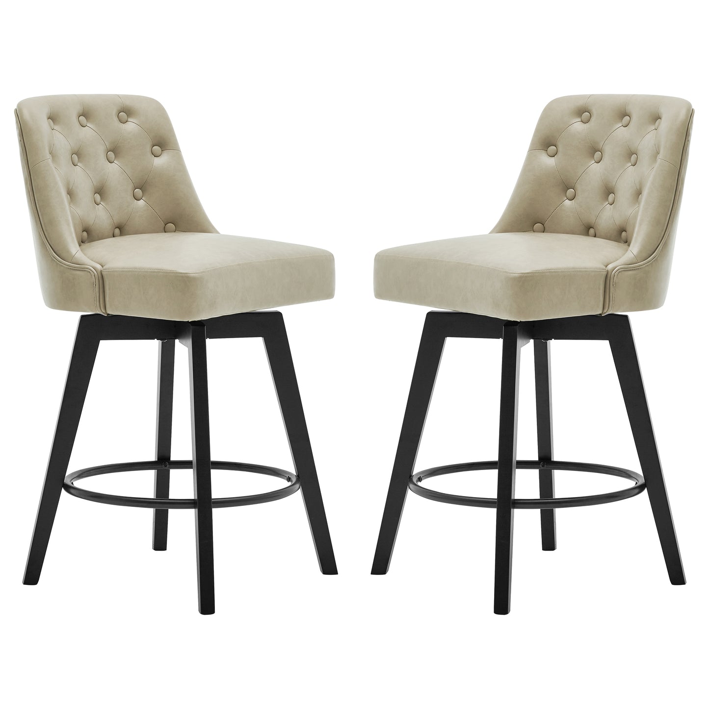 Lucas Swivel Counter Stool 26"(Set of 2)