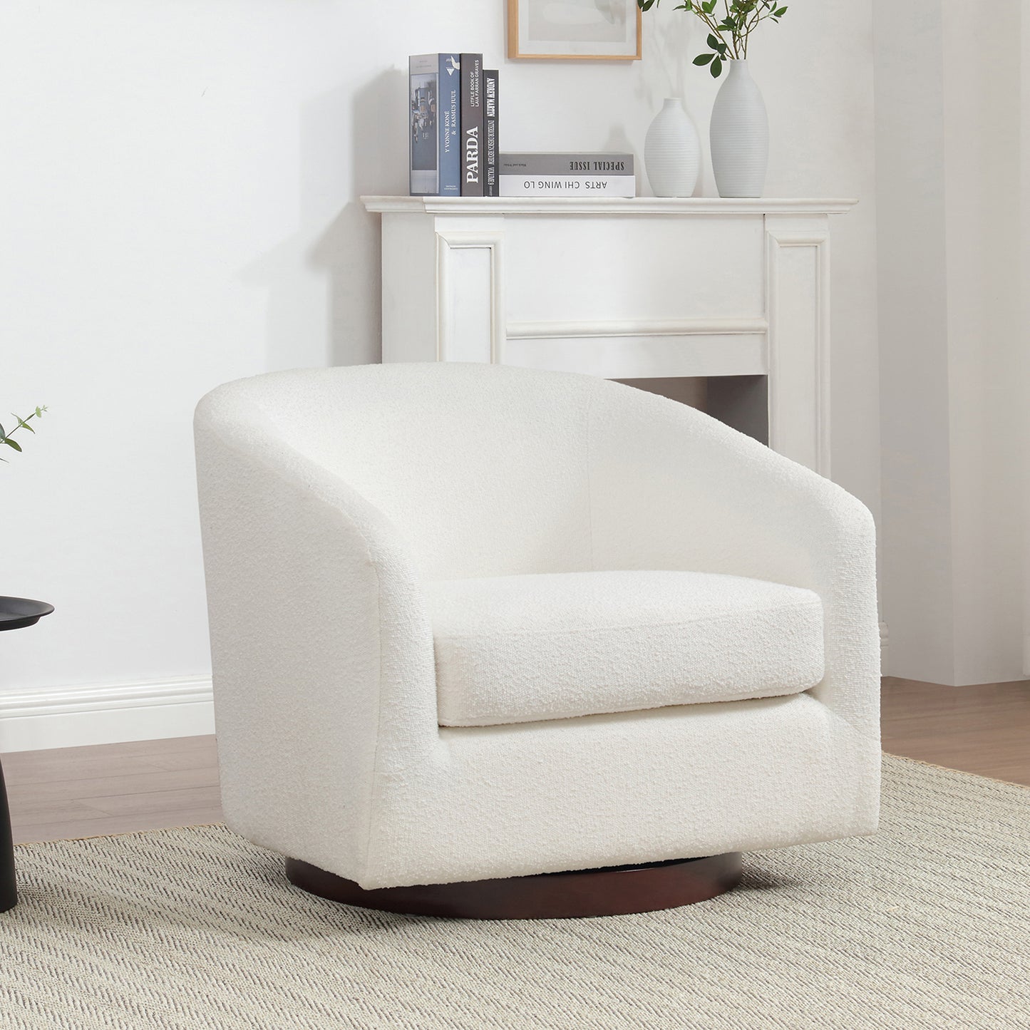 Berra Oversize Swivel Accent Chair