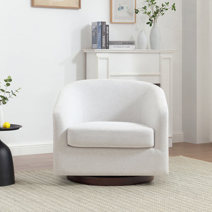 Berra Oversize Swivel Accent Chair