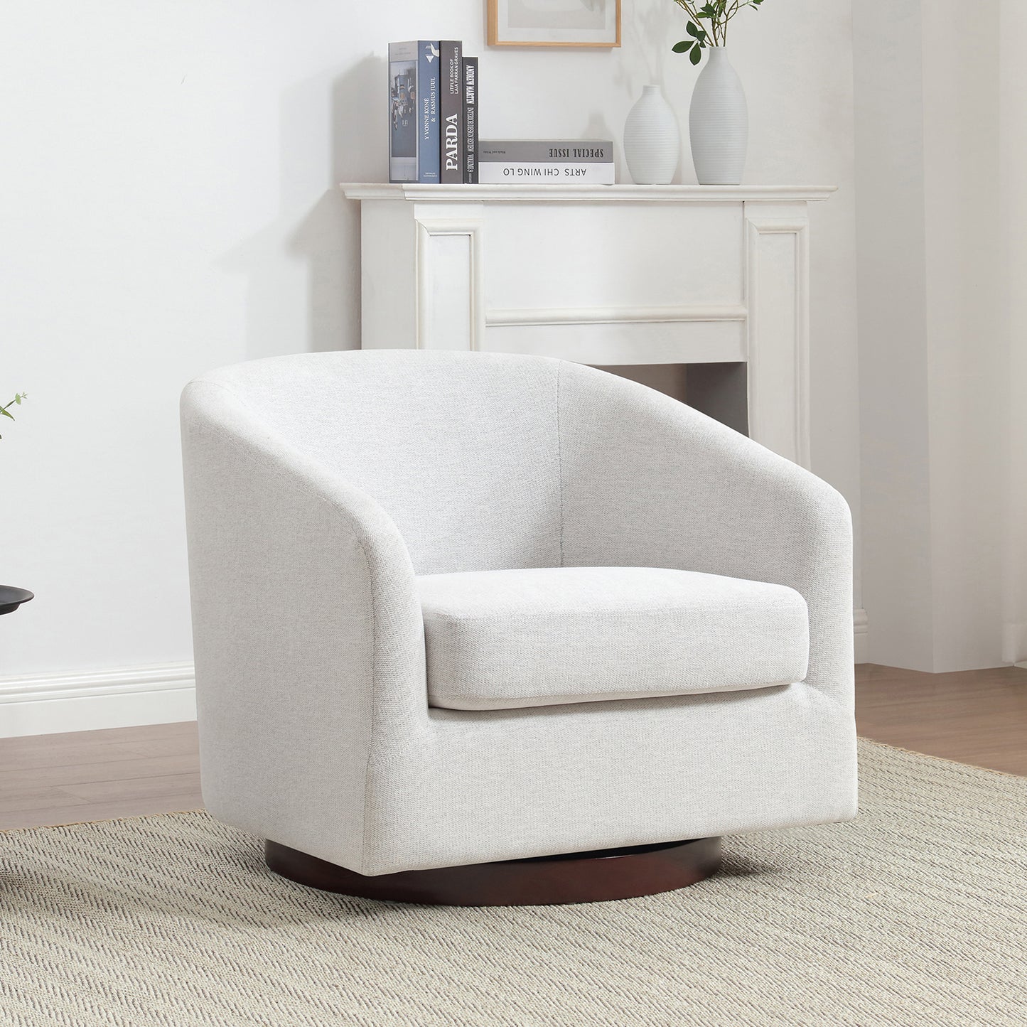 Berra Oversize Swivel Accent Chair