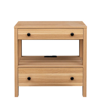 Hudson Nightstand with Charging Station