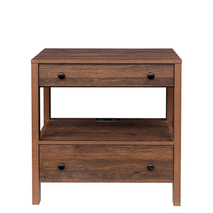 Hudson Nightstand with Charging Station