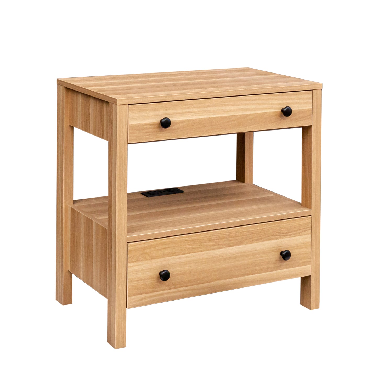 Hudson Nightstand with Charging Station