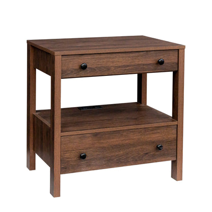 Hudson Nightstand with Charging Station