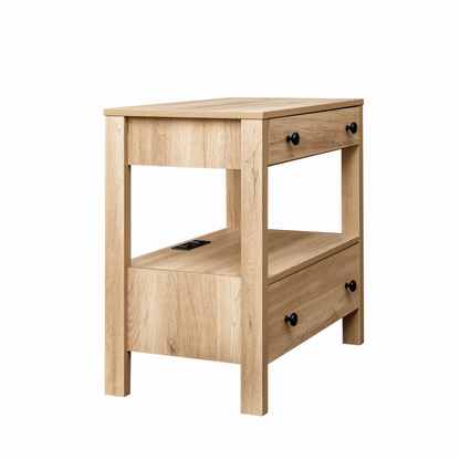 Hudson Nightstand with Charging Station