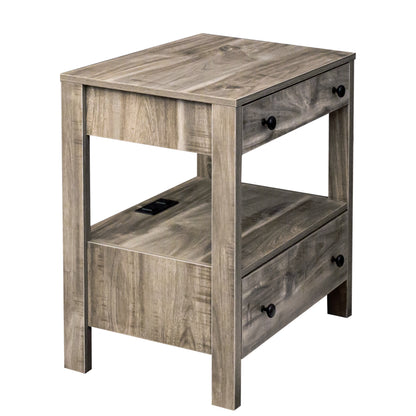 Hudson Nightstand with Charging Station