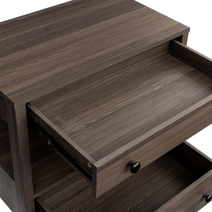 Hudson Nightstand with Charging Station