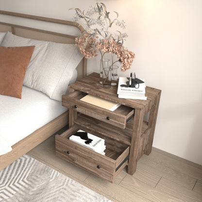 Hudson Nightstand with Charging Station