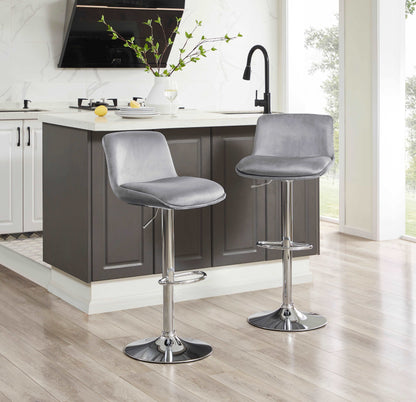 NOAH Adjustable Swivel Counter & Bar Stool (Set of 2)