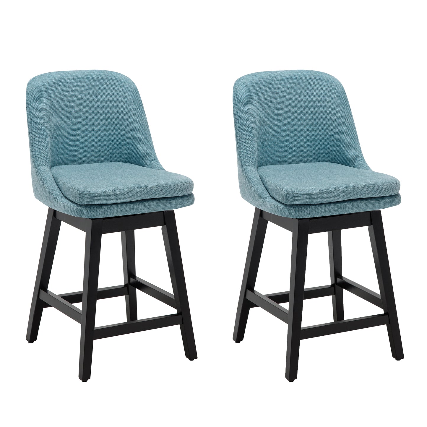 Wylie Swivel Counter Stool 26" (Set Of 2)