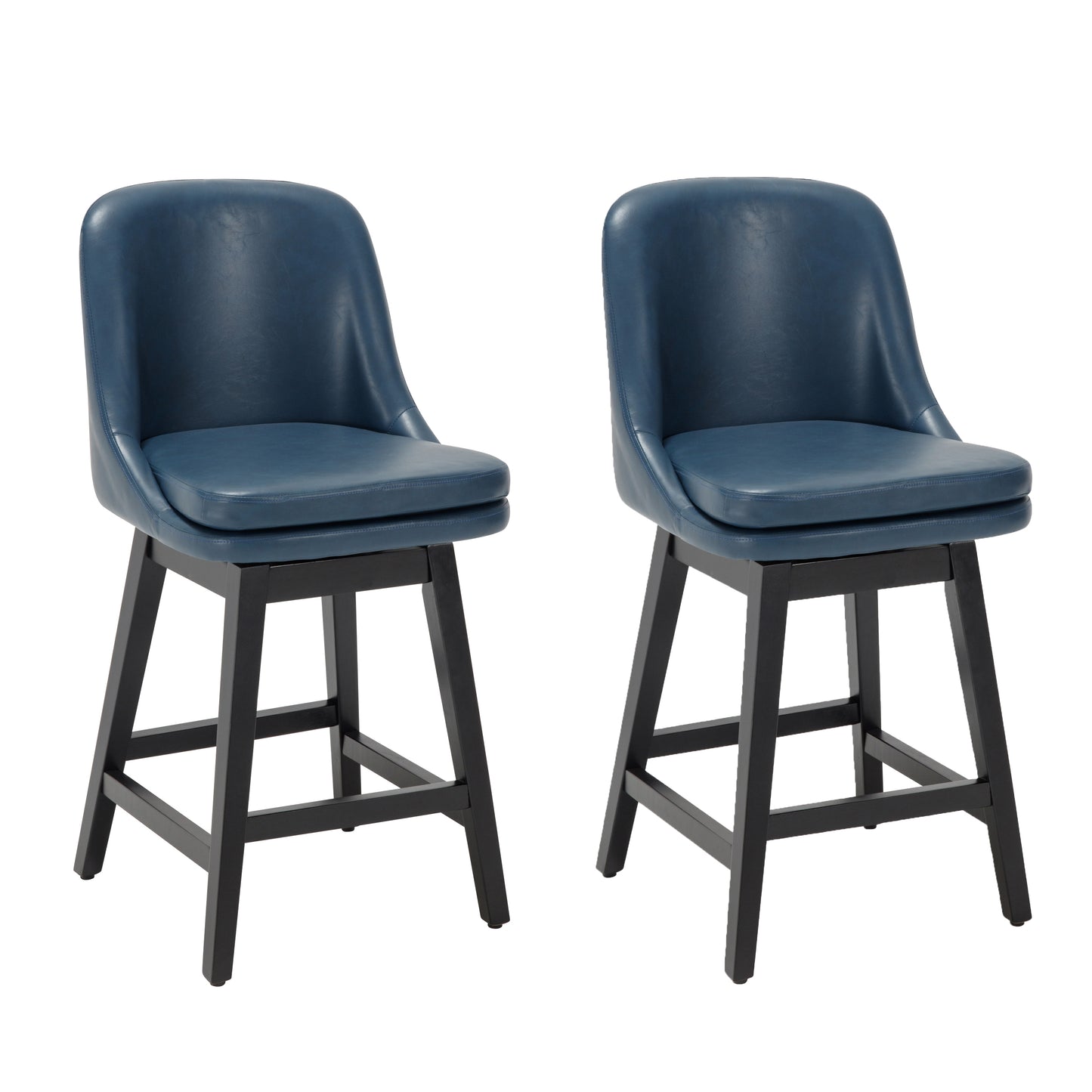 Wylie Swivel Counter Stool 26" (Set Of 2)