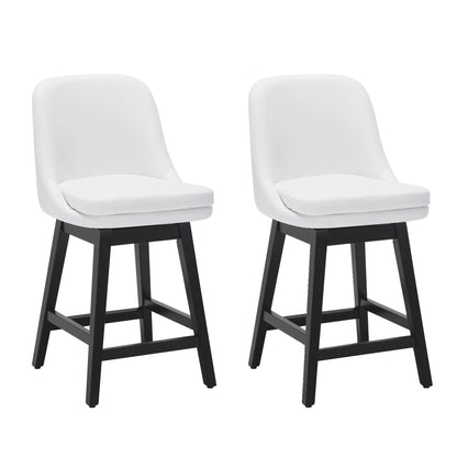 Wylie Swivel Counter Stool 26" (Set Of 2)