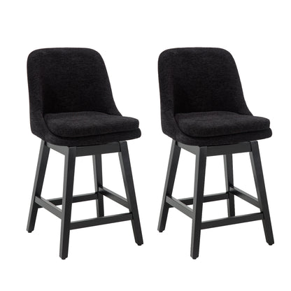 Wylie Swivel Counter Stool 26" (Set Of 2)