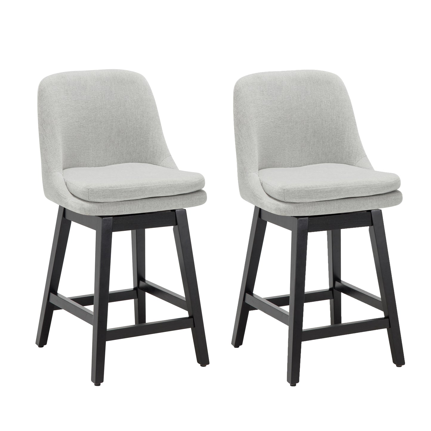 Wylie Swivel Counter Stool 26" (Set Of 2)