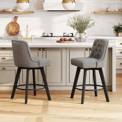 Lucas Swivel Counter Stool 26"(Set of 2)