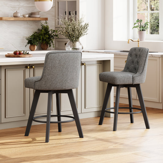 Lucas Swivel Counter Stool 26"(Set of 2)