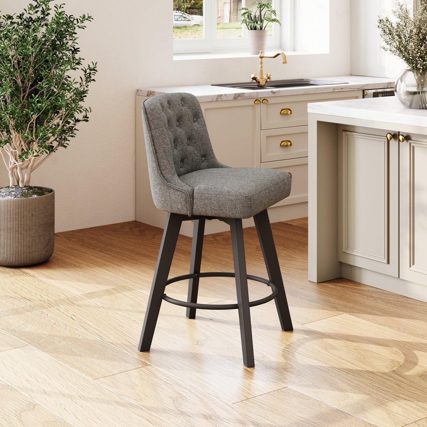 Lucas Swivel Counter Stool 26"