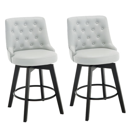 Mella Swivel Counter Stool 26"(Set of 2)