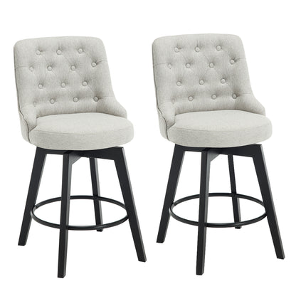 Mella Swivel Counter Stool 26"(Set of 2)