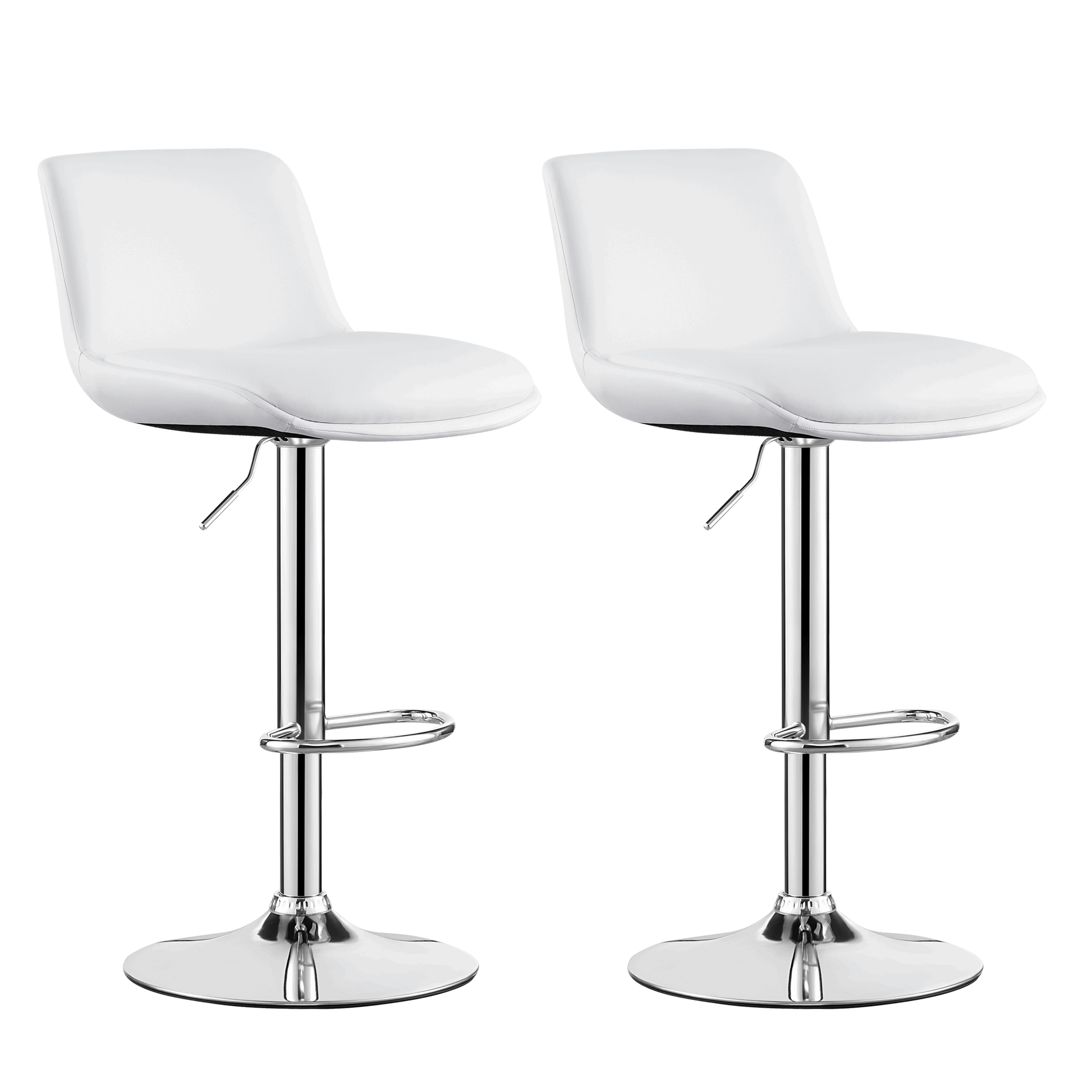 NOAH Adjustable Swivel Counter & Bar Stool (Set of 2)