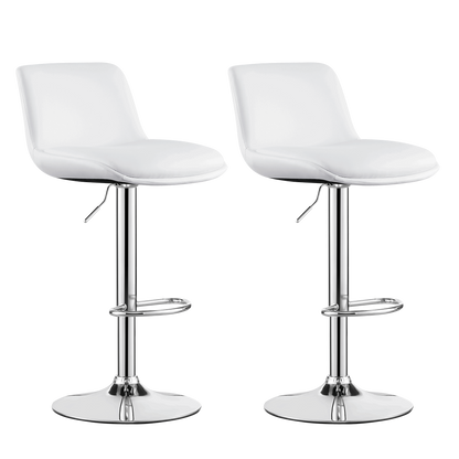 NOAH Adjustable Swivel Counter & Bar Stool (Set of 2)