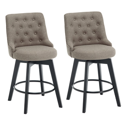 Mella Swivel Counter Stool 26"(Set of 2)