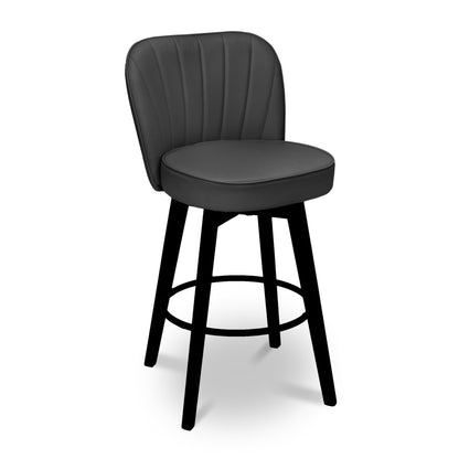 Ella Modern Swivel Vertical Line Counter Stools 26"(Set of 2)