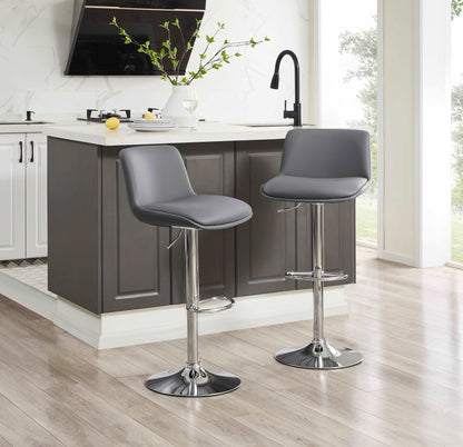 NOAH Adjustable Swivel Counter & Bar Stool (Set of 2)