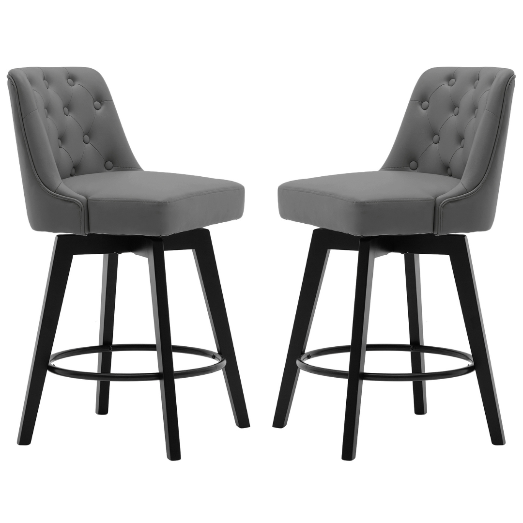 Lucas Swivel Counter Stool 26"(Set of 2)