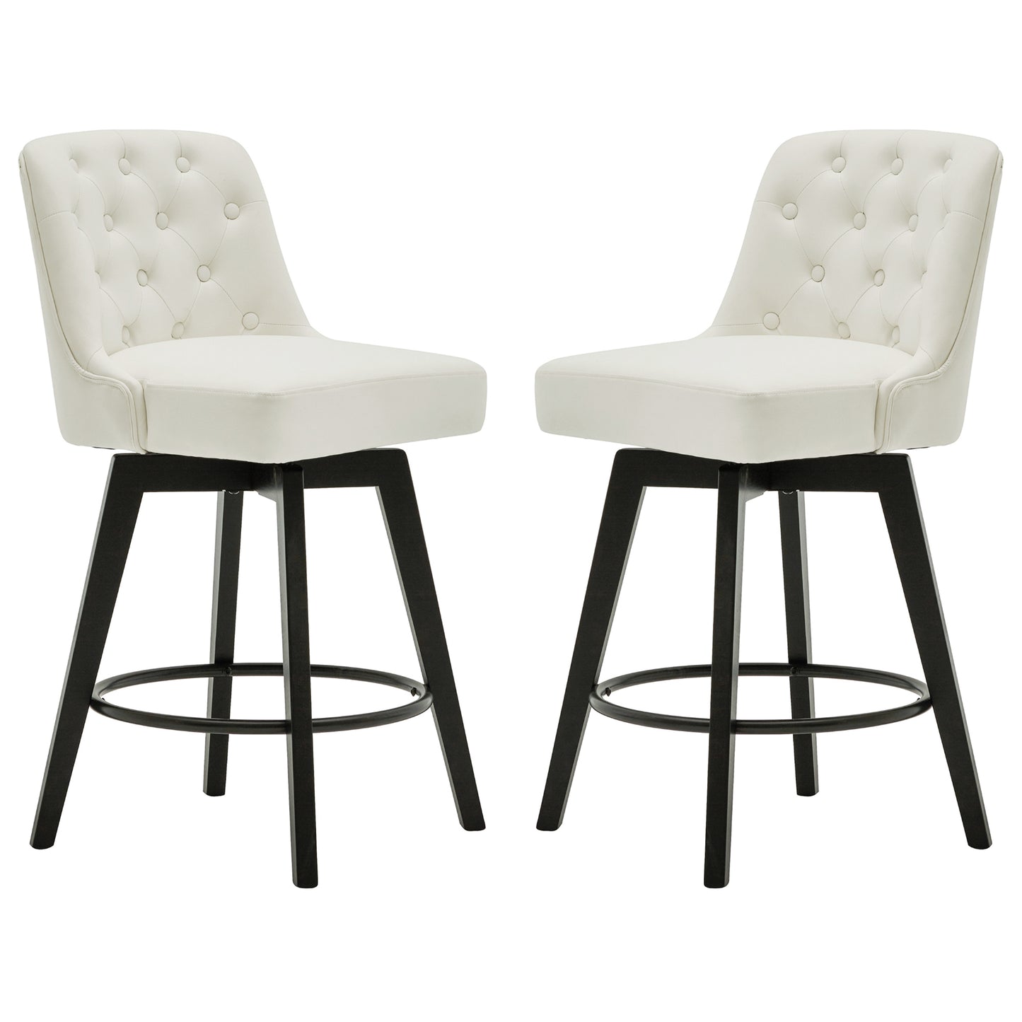 Lucas Swivel Counter Stool 26"(Set of 2)