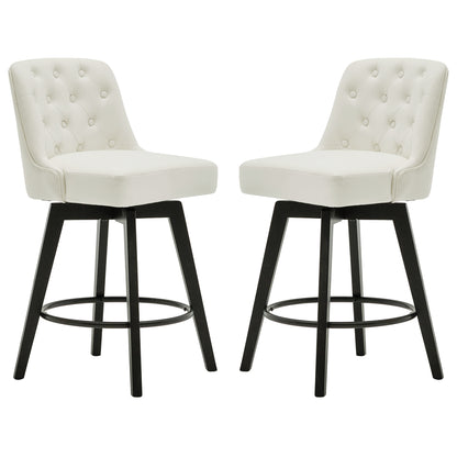 Lucas Swivel Counter Stool 26"(Set of 2)